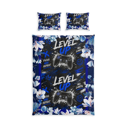 Teen Boys Blanket/ Level Up Cozy Gaming Throw