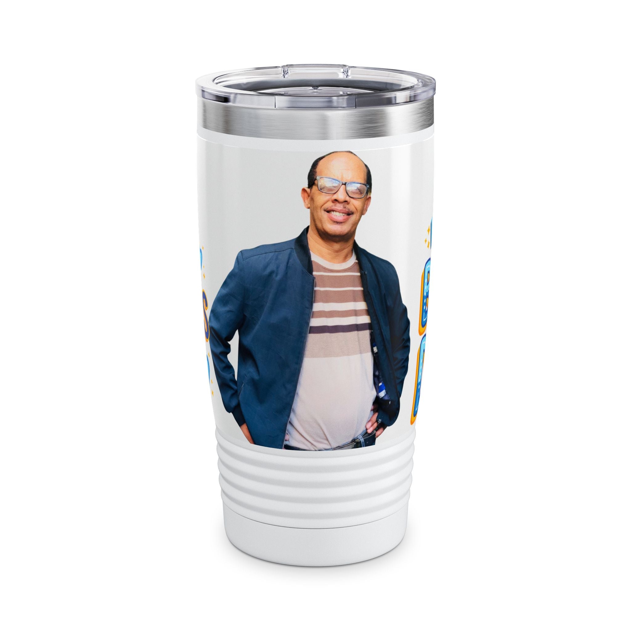 Personalized Father's Day Photo Travel Mug Custom Picture Coffee Tumbler Gift for Dad from Kids