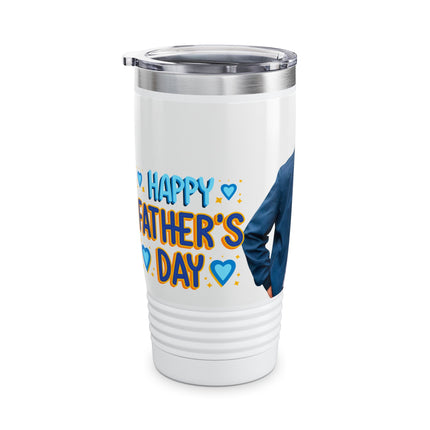 Personalized Father's Day Photo Travel Mug Custom Picture Coffee Tumbler Gift for Dad from Kids