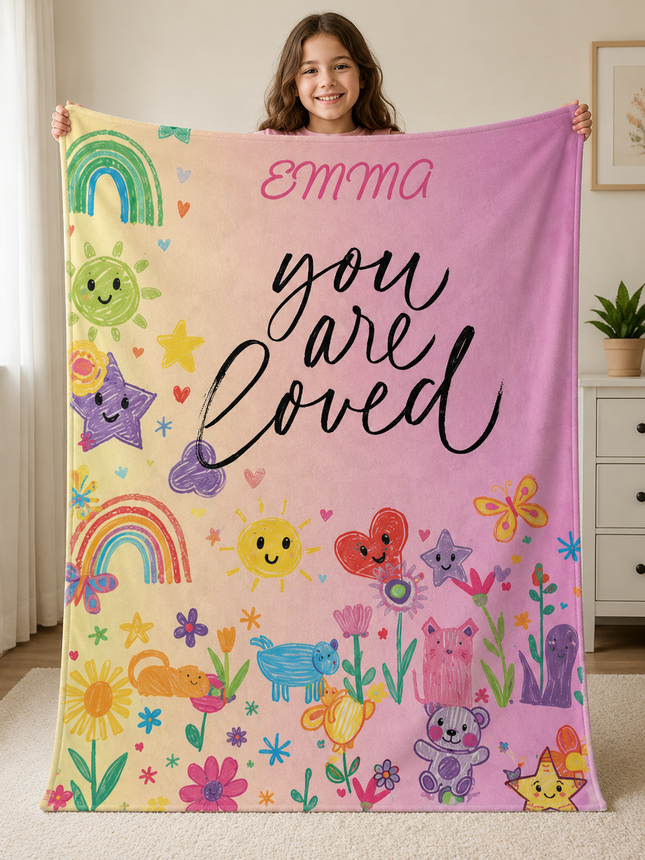 Personalised name Blanket for Kids
