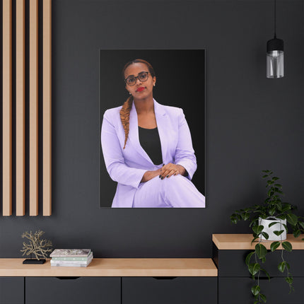 Personalized Vertical Photo Canvas Print Custom Wall Art for Living Room Bedroom Office Decor