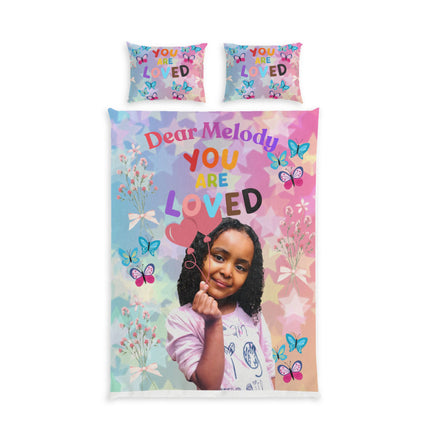 Personalized Kids Photo Bed Set