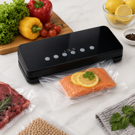 Portable Mini Vacuum Sealer Machine for Food Storage and Plastic Bag Packaging