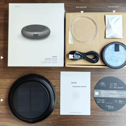 Car solar air purifier